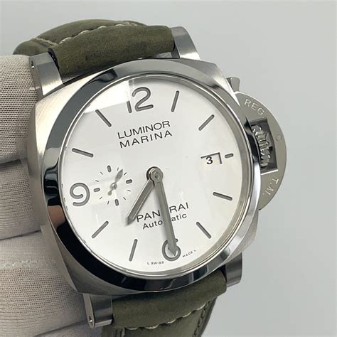 panerai white dial 44mm|panerai 44mm dial.